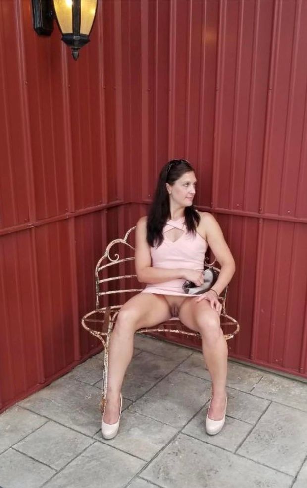 Public upskirt