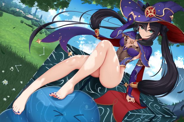 Genshin Impact - Mona (猫打 Pixiv)