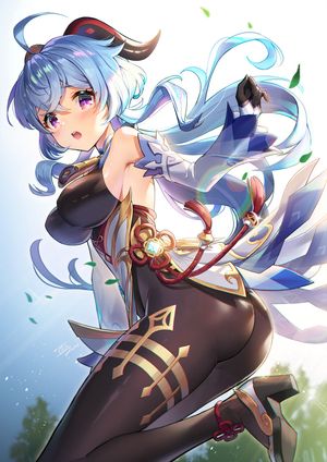 Genshin Impact - Ganyu (晚星づ Pixiv)