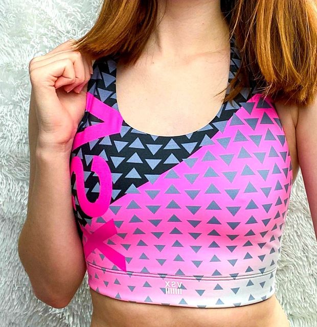Another pink workout bra