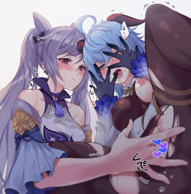 Genshin Impact - Keqing & Ganyu (Negom Pixiv)