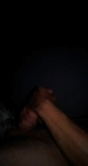 Big white cock in the dark