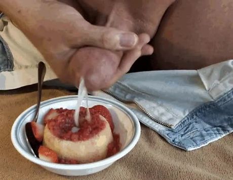 Eating Sperm On Food. ❤️