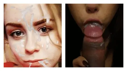 she really loves cum