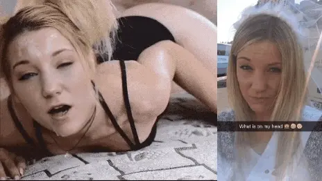 Blonde slut