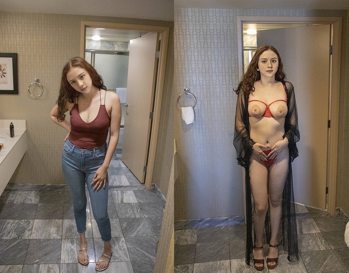 "I'm just a nerdy gal who want to be sexy...lucky I have great tits"