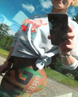 Nordic PAWG shows her round ass, eager to have it filled with BBC