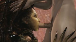 Starcraft - Kerrigan gets creampied - 3D Porn