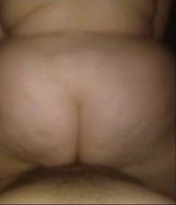 Wife riding a friend reverse cowgirl