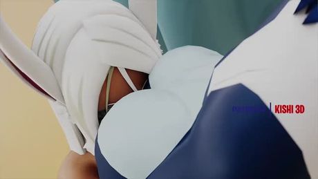 My hero academia lesbian ass worship