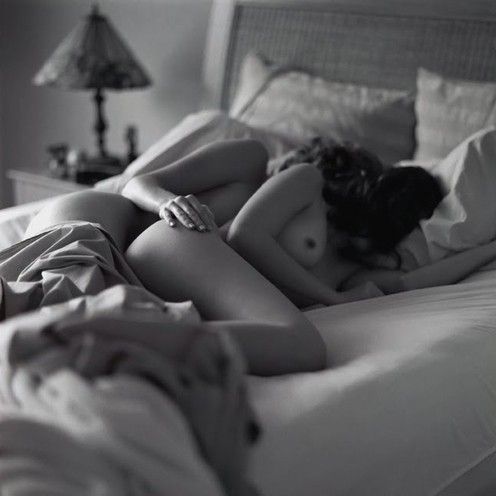 In bed