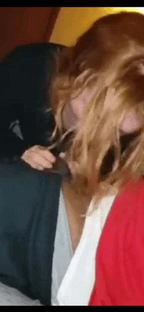 College-slut was filmed by her friend while she served her college Master's Black Cock..