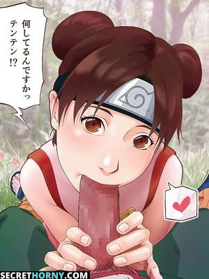Tenten blowjob hentai pic