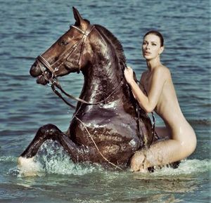 She came from the ocean!