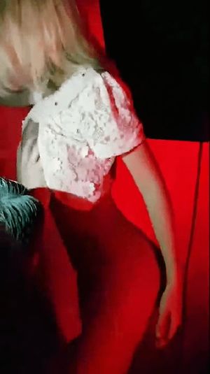 Public can touch the stripgirl