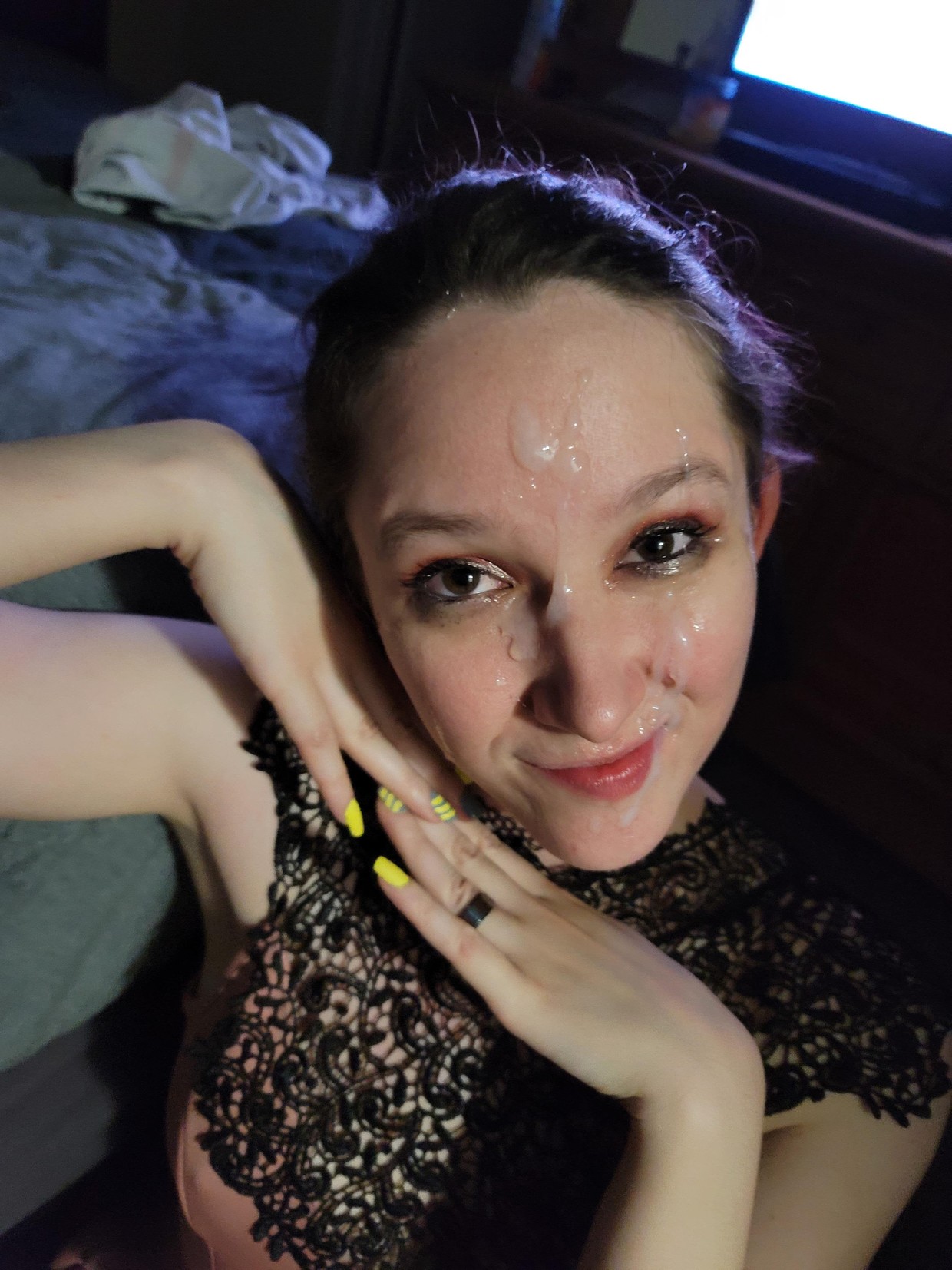 Adorable little cumslut.