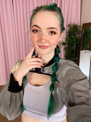 Cute chick with pigtails looking pretty inviting..