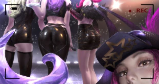ahri, akali, evelynn & kai'sa (league of legends)