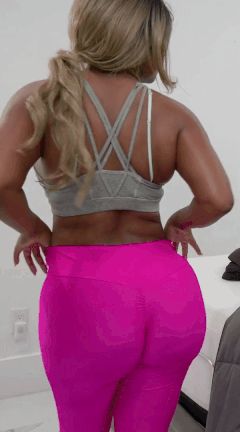 sliding off the yoga pants