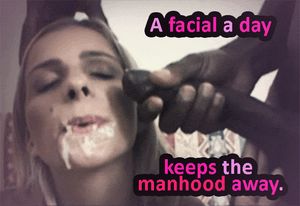 A facial a day will keep the manhood away