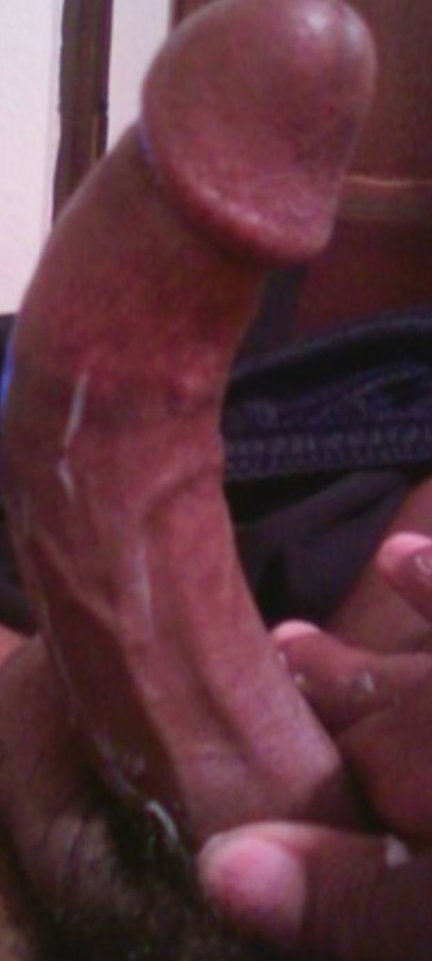 Pretty curved black cock