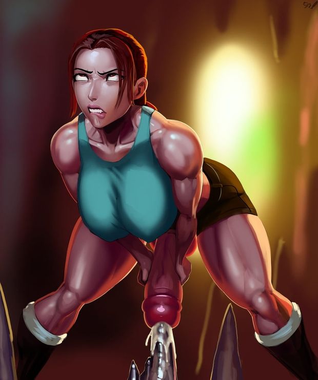 Futanari Fucking A Pointy Rock