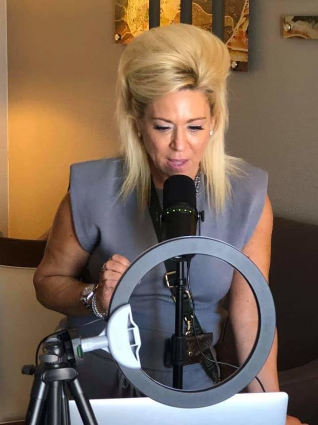 Podcast in progress.
