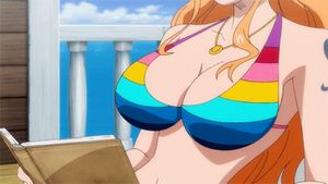 Nami oppai animation