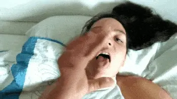 Jazz Bikini love to put cum on tongue