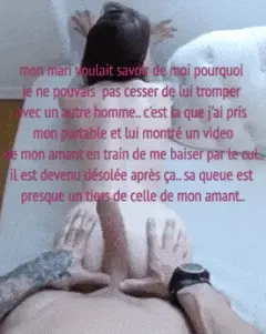 3 fois plus petite celle de mon mari