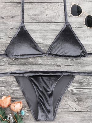 Female Gray Bikini Set. ❤️