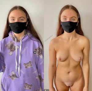 Gorgeous whore before and after.