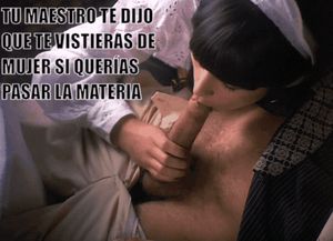 vestido de mujer para pasar la materia