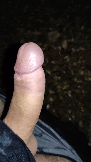 My bouncy cock in public :P