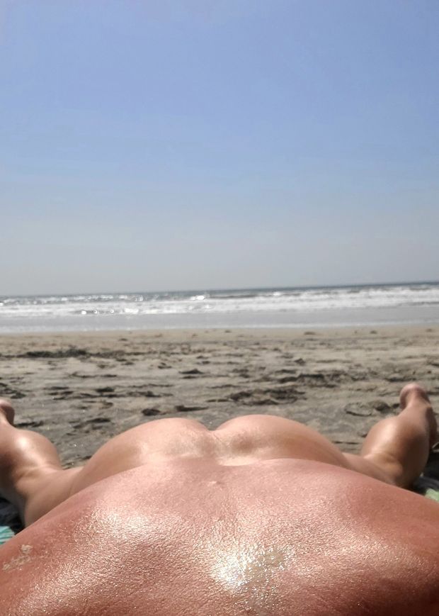 Enjoyed a day naked at the beach