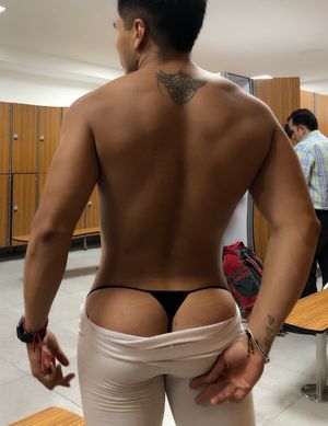 Man is Sexualist Wearing Thong. ❤️