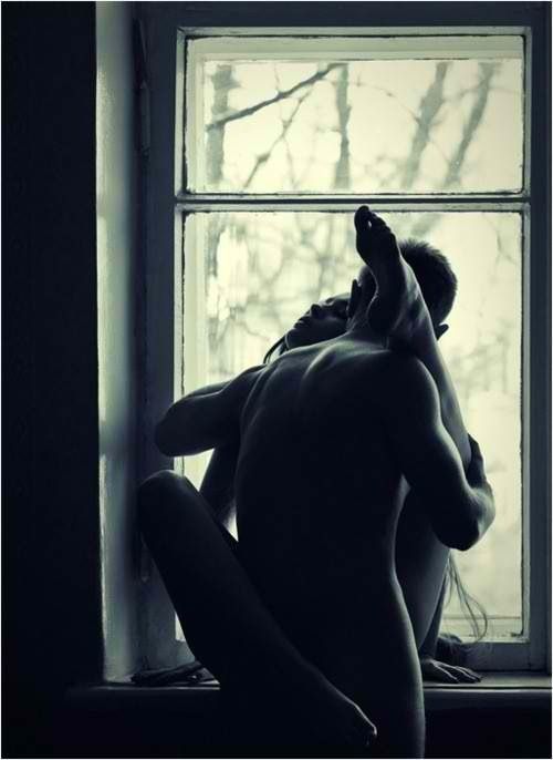 Making love in the window