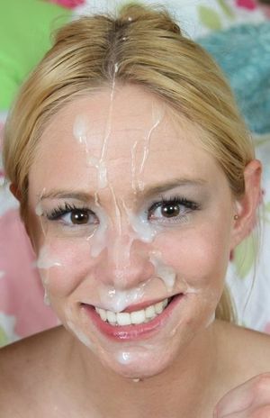 she is happy bukkae cum on face