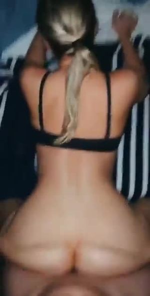 naughty blonde giving her doggy style pussy to her insatiable husband