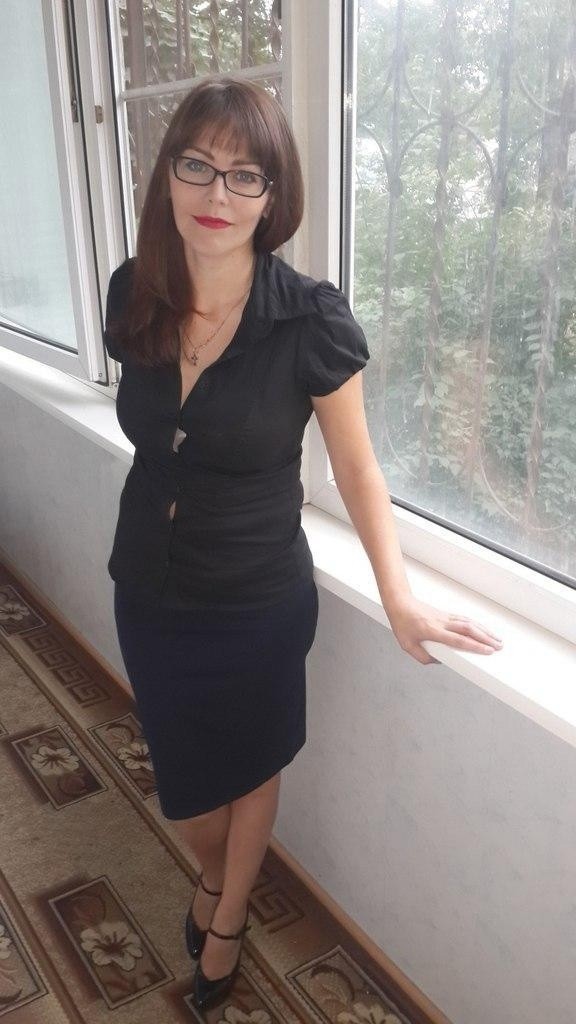Probably she is a teacher, but she wants a big cock
