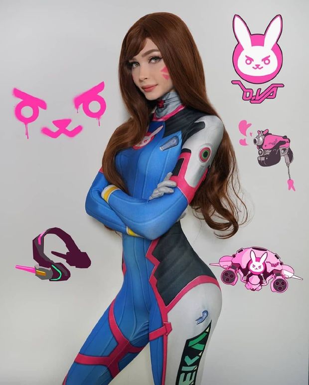 Overwatch D Va cosplay