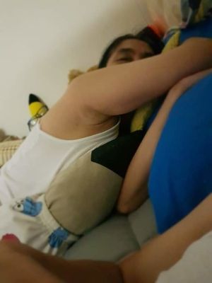 Mom sleep her like show armpit