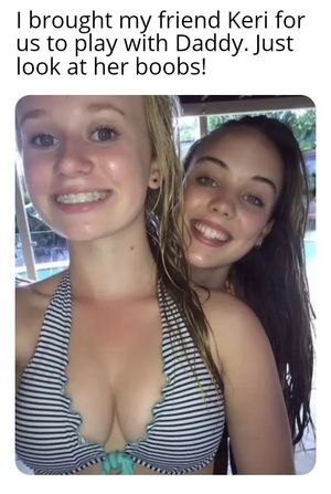Daughter friend boobs