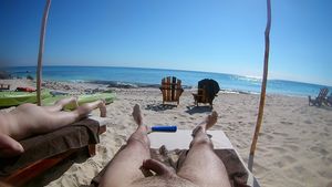 My cock at the nude beach