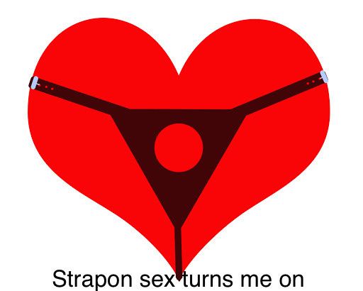 Strapon sex turns me on