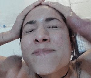 latina cum face