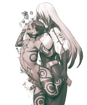 asmodeus and solomon (megido72) drawn by yu_
