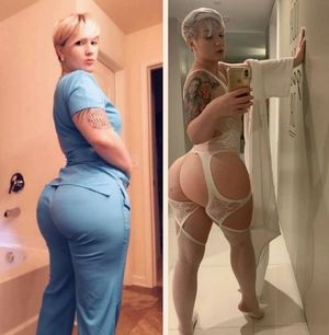 Nurse with big ass