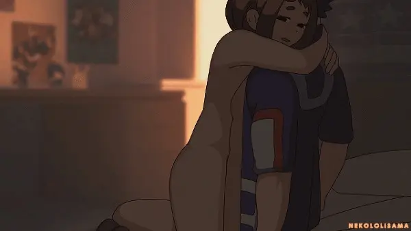 Uraraka sexy riding