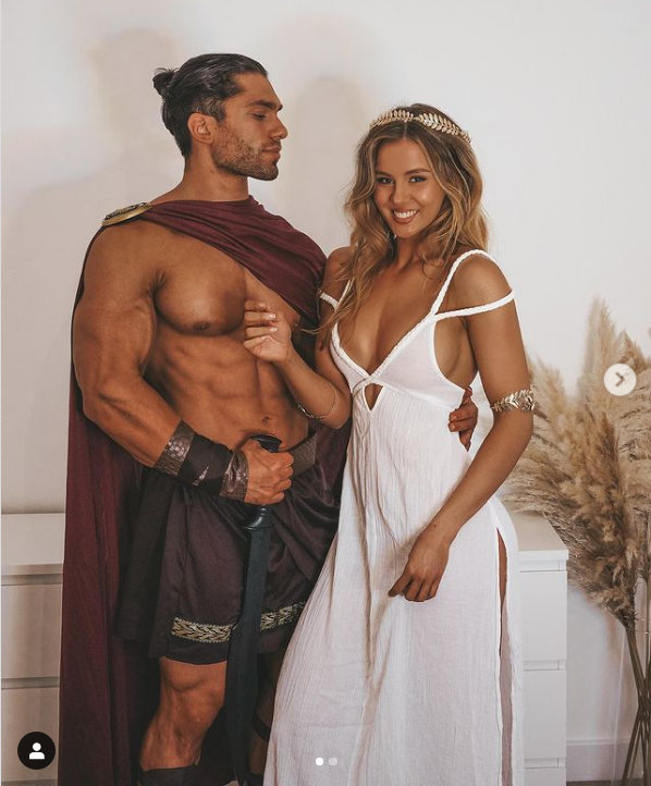 Sexy Bride & Warrior Couple